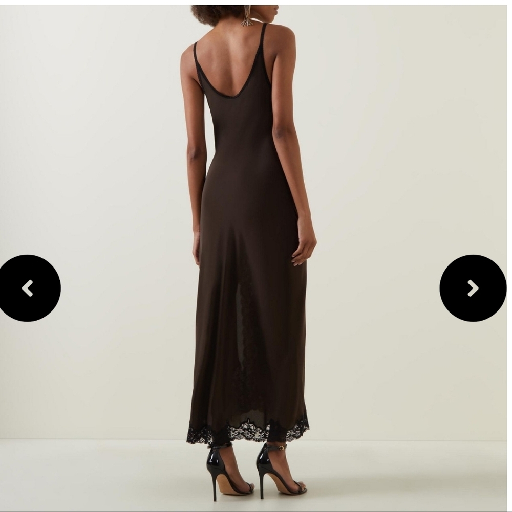 Bec + Bridge Deja Vous Slip Dress Silk And Lace Spaghetti Strap Ankle Length - Picture 2 of 15